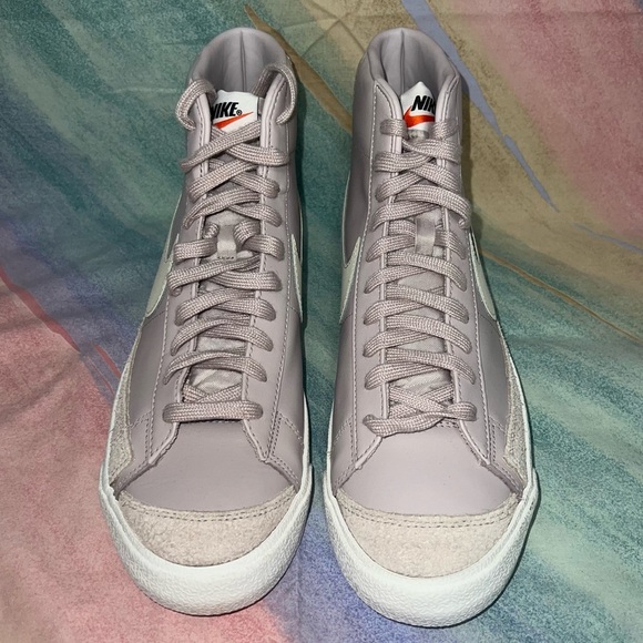 Women's Nike Blazer Mid '77 Platinum Violet Purple Mauve White size 11.5 - Picture 5 of 8